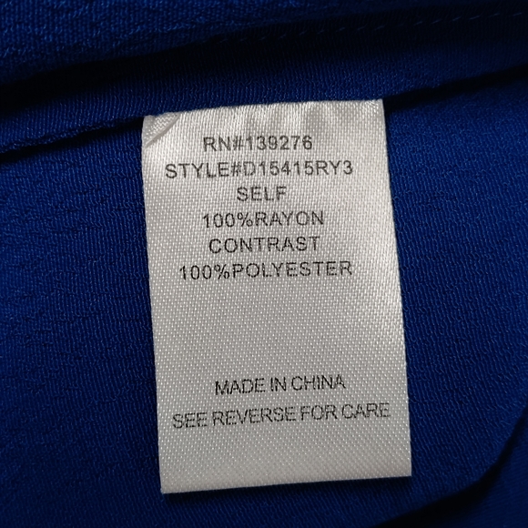 Daniel Rainn Women's Blue Embellished Top Blouse Size XL - Picture 12 of 12